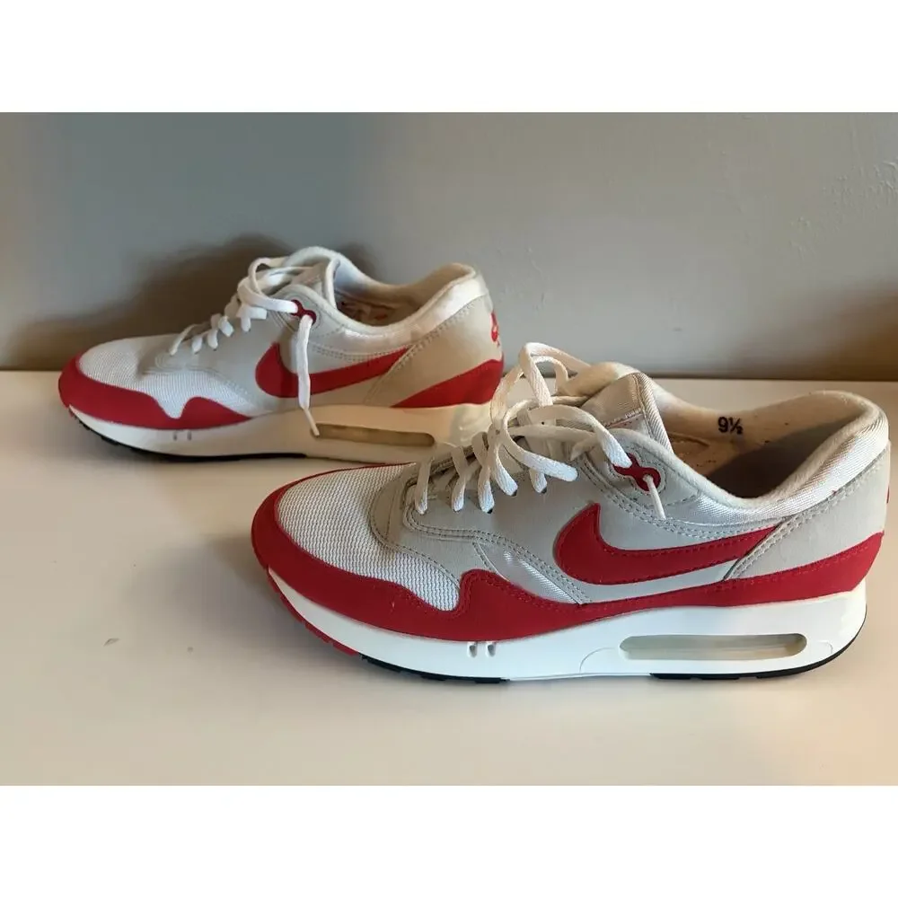 Nike Air Max 1 '86 OG Big Bubble White/University Red 2023 DQ3989-100 9.5 (0064)
